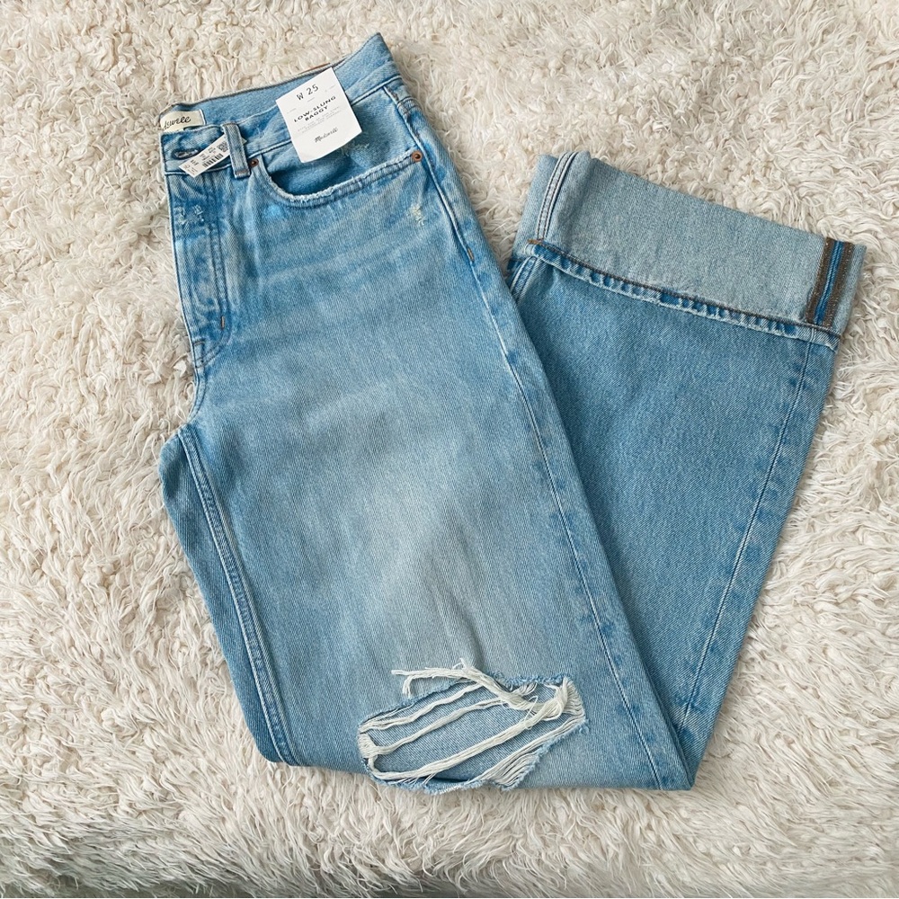 Madewell Low-Slung Baggy Jean in Hallstead Wash